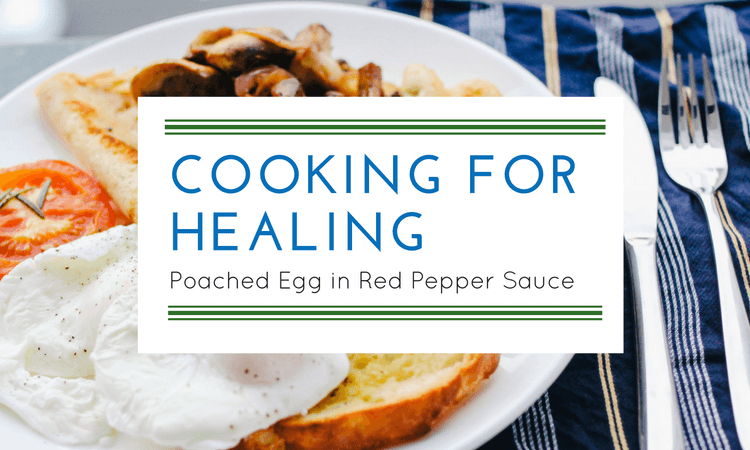 Recipe: Poached eggs in red pepper sauce